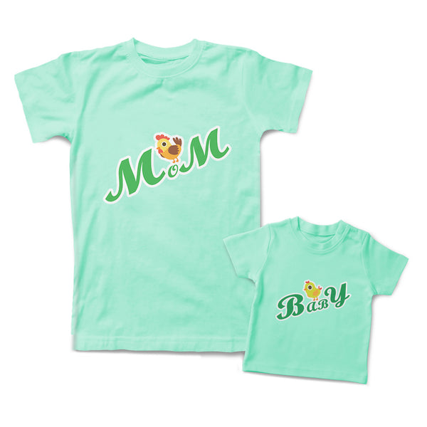 Mommy and Me Outfits Smile Emotion Happiness Smiley Winked Eyes Mom Son Cotton