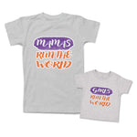 Mommy and Me Outfits Be Mine Love Flowers Arrow Cotton