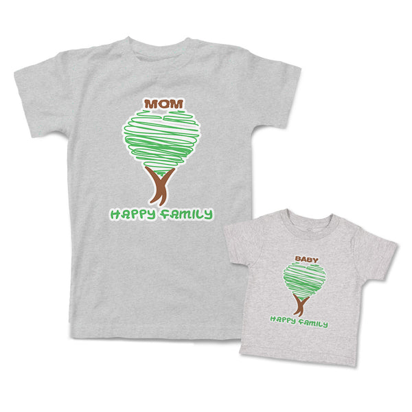 Mommy and Me Outfits Mama Baby Llama Animal Leaves Cotton