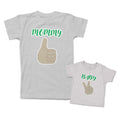 Mommy and Me Outfits Mommy Baby Thumbs up Emoji Cotton