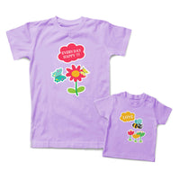 Mommy and Me Outfits Every Day Happy Flowers Butterflies Cotton