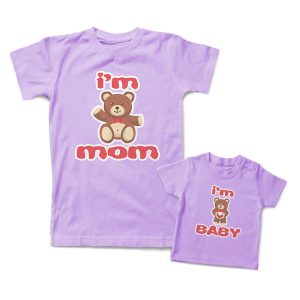 I Am Mom Baby Teddy Bear Heart