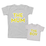 Mommy and Me Outfits The Mum Love Boy Character Cotton