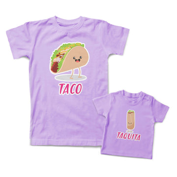 Mommy and Me Outfits Taco Food Laughing Taco Taquito Food Tacos Filling Cotton