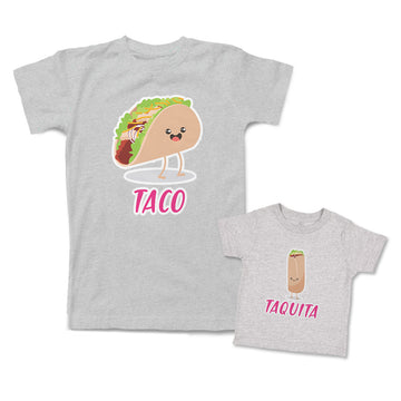 Mommy and Me Outfits Taco Food Laughing Taco Taquito Food Tacos Filling Cotton