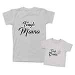Mommy and Me Outfits Tough Mama Cookie Naughty Cotton