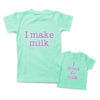 Mommy and Me Outfits I Make Milk I Drink Her Cotton