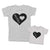 Mommy and Me Outfits Mother Daughter Love Heart Cotton
