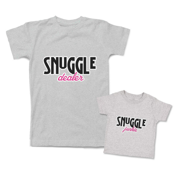 Mommy and Me Outfits Snuggle Dealer Junkie Cotton