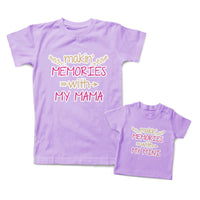 Mommy and Me Outfits Making Memories with My Mama Mini Flowers Arrow Cotton