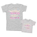 Mommy and Me Outfits Making Memories with My Mama Mini Flowers Arrow Cotton