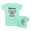 Mommy and Me Outfits Mama Baby Koala Cotton