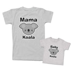 Mommy and Me Outfits Mama Baby Koala Cotton