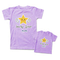 Mommy and Me Outfits Lucky Star Mom Baby Smiling Star Cotton