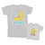 Mommy and Me Outfits Moon Star Smiling Cotton