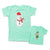 Mommy and Me Outfits Snowman Elf Christmas Occasion Cartoon Cotton