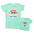 Mom Baby Happy Family Rainbow Clouds