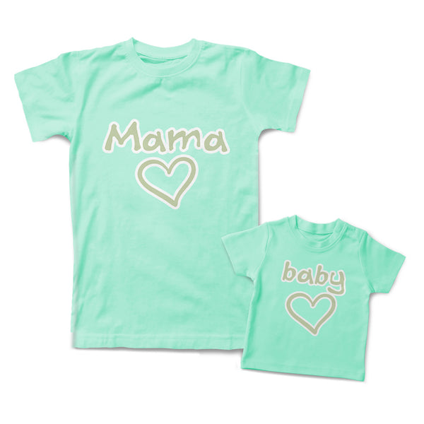 Mama Baby Heart Love