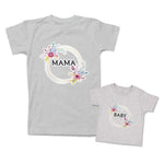 Mommy and Me Outfits Mama Baby Flowers Mom Cotton