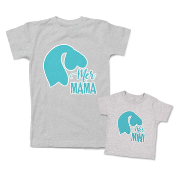 Mommy and Me Outfits Mermaid Mama Mini Cotton