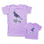 Mommy and Me Outfits Mom Daughter Crafts Bird Cotton