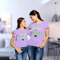 Mommy and Me Outfits Proud Mom Daughter Heart Love Cotton