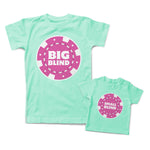 Mommy and Me Outfits Big Blind Wheel Cotton