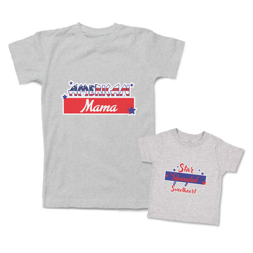 Mommy and Me Outfits American Mama Star Spangled Sweetheart Cotton