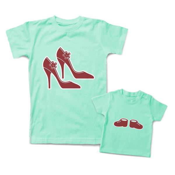 Mommy and Me Outfits Women Baby Shoes Mom Life Children Cotton