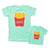 Mommy and Me Outfits French Fries Small Large Cotton