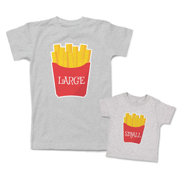 Mommy and Me Outfits French Fries Small Large Cotton