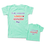 Mommy and Me Outfits This Mama Loves Country Music Little Girl Heart Cotton