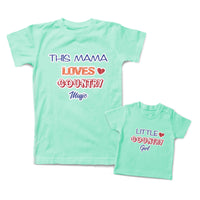 Mommy and Me Outfits This Mama Loves Country Music Little Girl Heart Cotton