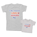 Mommy and Me Outfits This Mama Loves Country Music Little Girl Heart Cotton