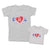 Mommy and Me Outfits Usa Star Heart Love Cotton