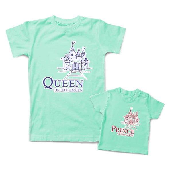Mommy and Me Outfits Queen Prince of The Castle Palace Boy Cotton