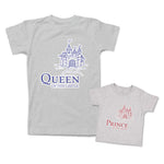 Mommy and Me Outfits Queen Prince of The Castle Palace Boy Cotton