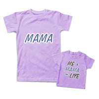 Mommy and Me Outfits Mama Affection Me and Mama for Life Cotton