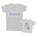 Mommy and Me Outfits Mama Affection Me and Mama for Life Cotton