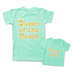 Mommy and Me Outfits Queen of The Patch Crown Cotton