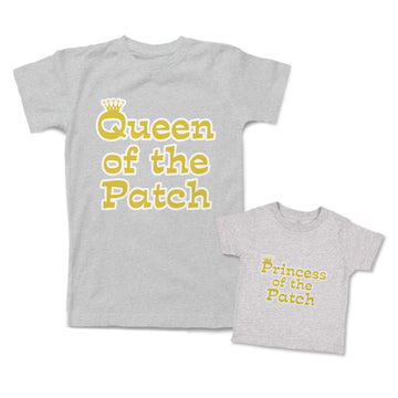 Mommy and Me Outfits Queen of The Patch Crown Cotton