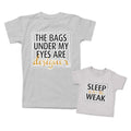 Mommy and Me Outfits The Bags Under My Eyes Are Designer Sleep Is for The Weak