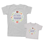 Mommy and Me Outfits Southern Mama Breath Flowers Belle Cotton