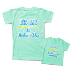 Mommy and Me Outfits His My First Mother Day Arrow Happy Mommy Arrow Cotton