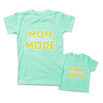 Mommy and Me Outfits Mom Mode Heart Love Baby Mode Cotton