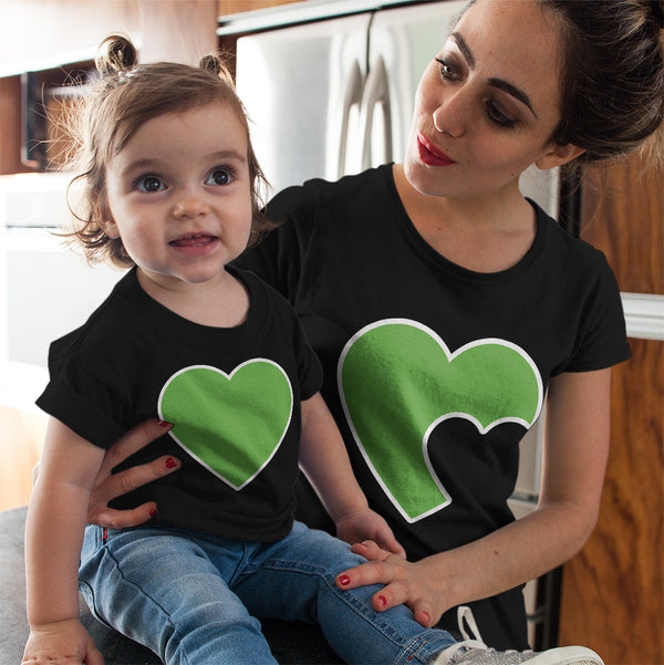 Heart on Heart Love Green