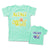 Mommy and Me Outfits Mama Baby Wolf Paw Prints Cotton