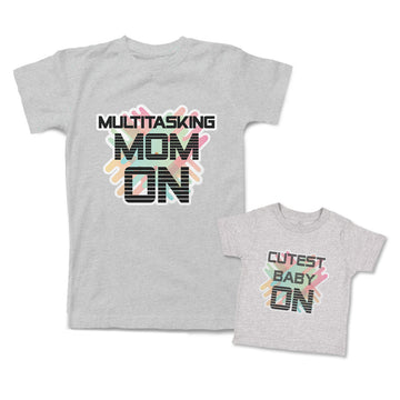 Mommy and Me Outfits Multitasking Mom on Cutest Baby Cotton