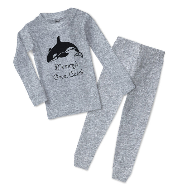 Baby & Toddler Pajamas Mommy's Great Catch Shark Ocean Sea Life Cotton