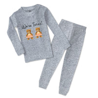Baby & Toddler Pajamas We'Re Twins! Dinosaurs Animals Sleeper Pajamas Set Cotton
